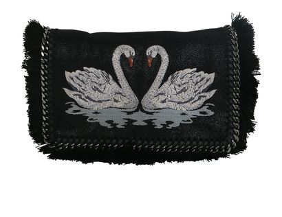 Falabella Swan Fringe Crossbody, front view